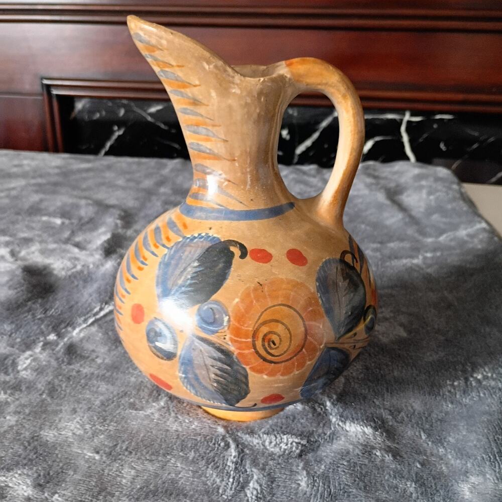 talavera mexican pottery pitcher Terracotta